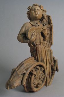 Musical Angel, French, ca. 1450-1500. Creator: Unknown