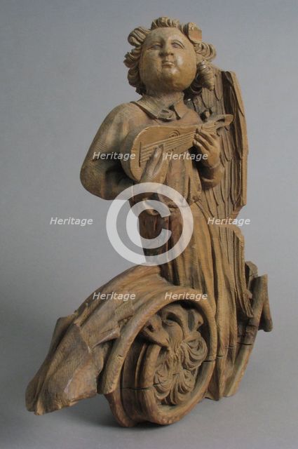 Musical Angel, French, ca. 1450-1500. Creator: Unknown.