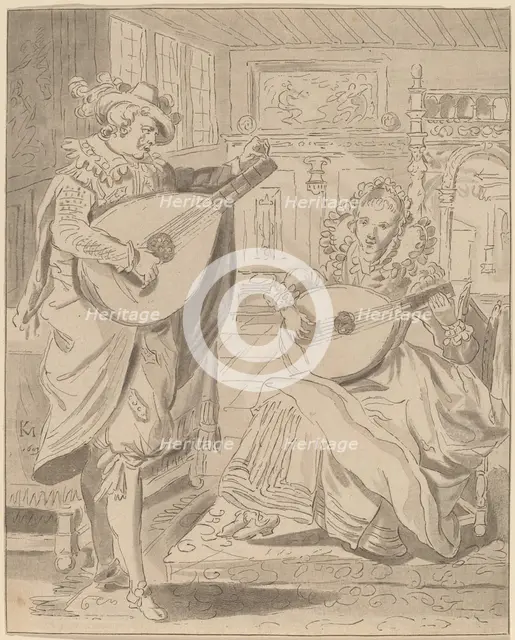 Musical Company, 1772, published 1774. Creator: Bernhard Schreuder.