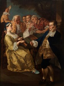 Musical Entertainment, c1752. Creator: Traversi, Gaspare (1732-1769)