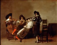 Musical Evening early 17th century. Artist: Master of Haarlem