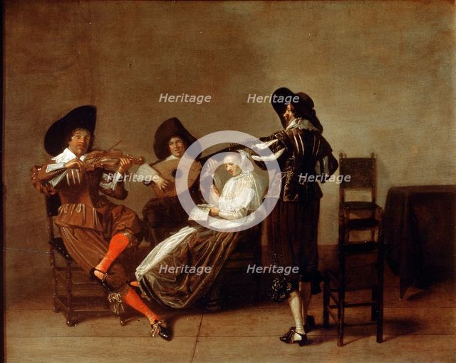 'Musical Evening', early 17th century.  Artist: Master of Haarlem