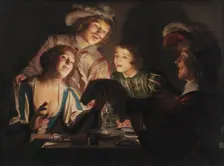 Musical Group by Candlelight, 1623. Creator: Gerrit van Honthorst