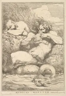 Musical Monster (from Fifteen Etchings Dedicated to Sir Joshua Reynolds), December 8, 1778. Creator: John Hamilton Mortimer