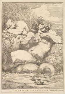 Musical Monster (from Fifteen Etchings Dedicated to Sir Joshua Reynolds), December 8, 1778. Creator: John Hamilton Mortimer