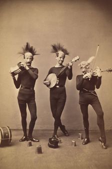 Musical Mokes, 1860s. Creator: J. Wood