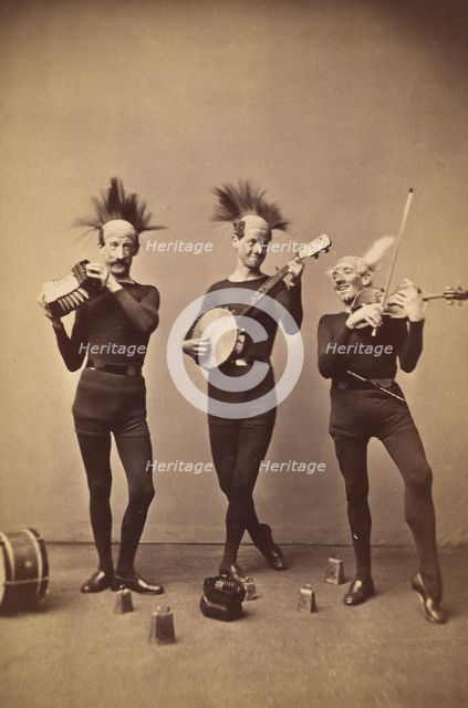 Musical Mokes, 1860s. Creator: J. Wood.