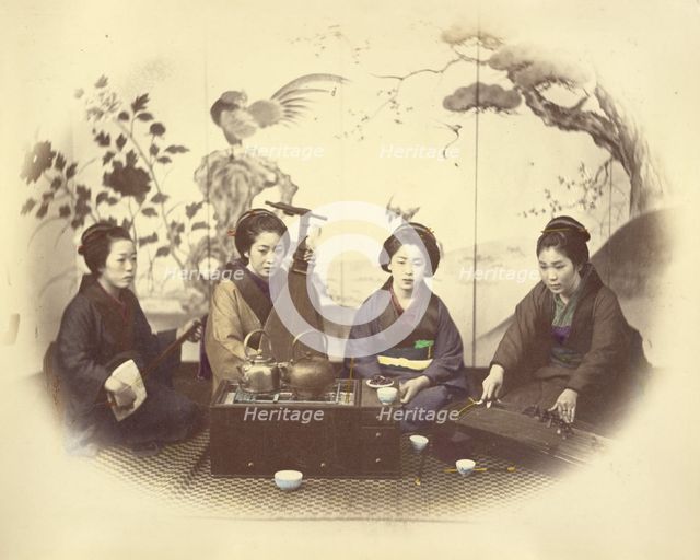Musical Party, 1866-1867. Creator: Felice Beato.
