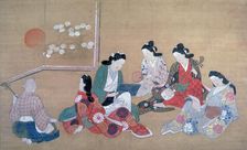 Musical Party c1690. Artist: Hishikawa Moronobu