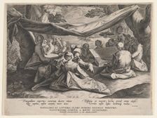 Musical Party in the Open Air, late 16th-early 17th century. Creator: Cornelis Galle I