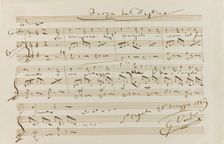 Musical quotation from La forza del destino, St Agata, 28 May 1869, 1869