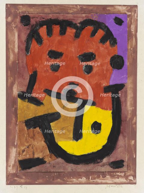 Musician, 1937. Creator: Klee, Paul (1879-1940).