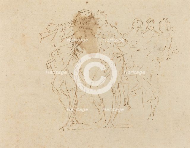 Musician and Dancing Figures. Creator: Donato Creti.