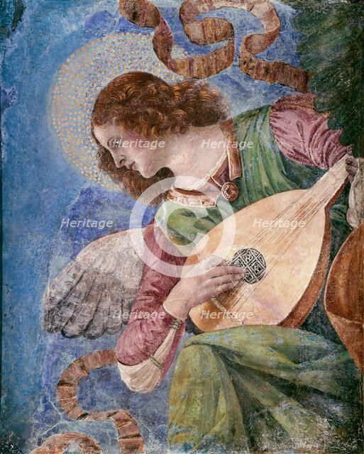 Musician angel, c1480.