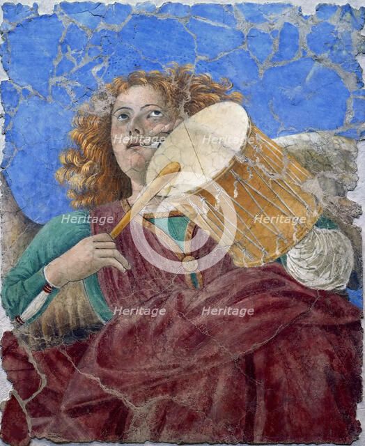 Musician angel, c1480.