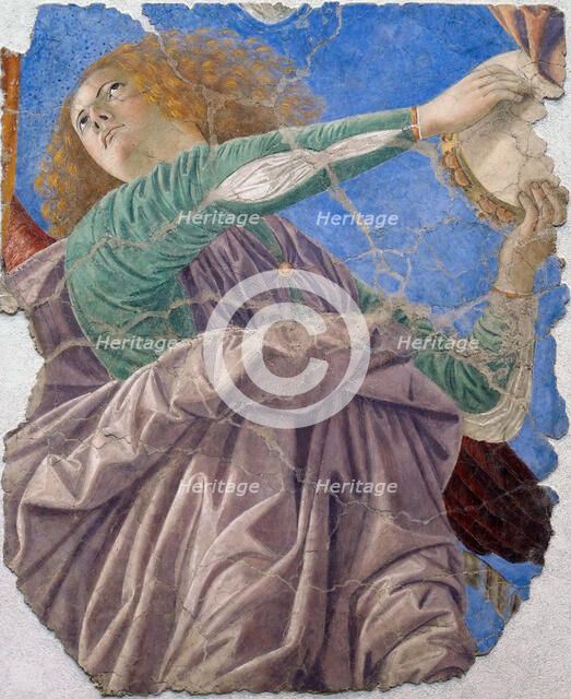 Musician angel, c1480.