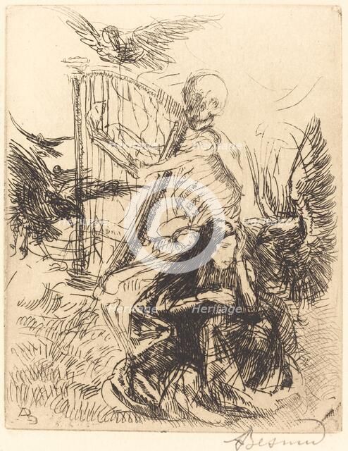 Musician (Musicienne), 1900. Creator: Paul Albert Besnard.