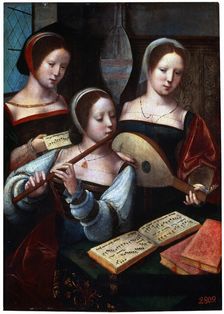 Musicians 1530s-1540s. Old Master