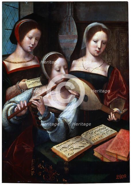 'Musicians', 1530s-1540s. Artist: Unknown Old Master