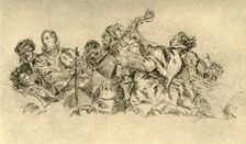 Musicians 1752, (1928). Artist: Giovanni Battista Tiepolo