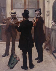 Musicians, 1883. Creator: Albert Bartholomé