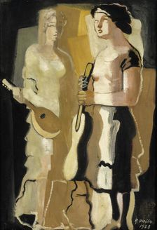 Musicians, 1928. Creator: Yrjö Aleksander Ollila