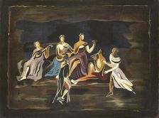 Musicians, 1935-1938. Creator: Exter, Alexandra Alexandrovna (1882-1949)