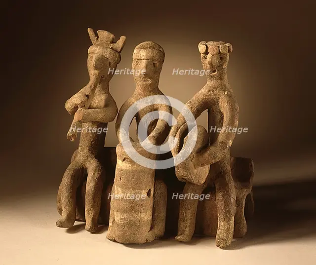 Musicians, 200 B.C.-A.D. 500. Creator: Unknown.