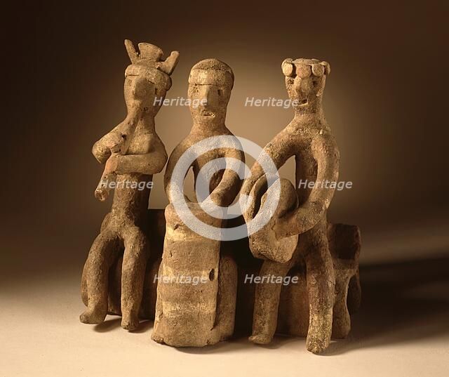 Musicians, 200 B.C.-A.D. 500. Creator: Unknown.