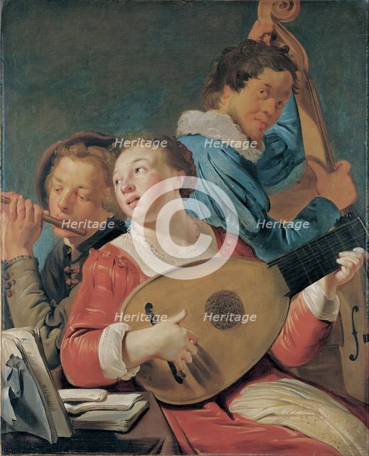 Musicians, c.1623. Artist: Grebber, Pieter Fransz de (c. 1600-1652/3)