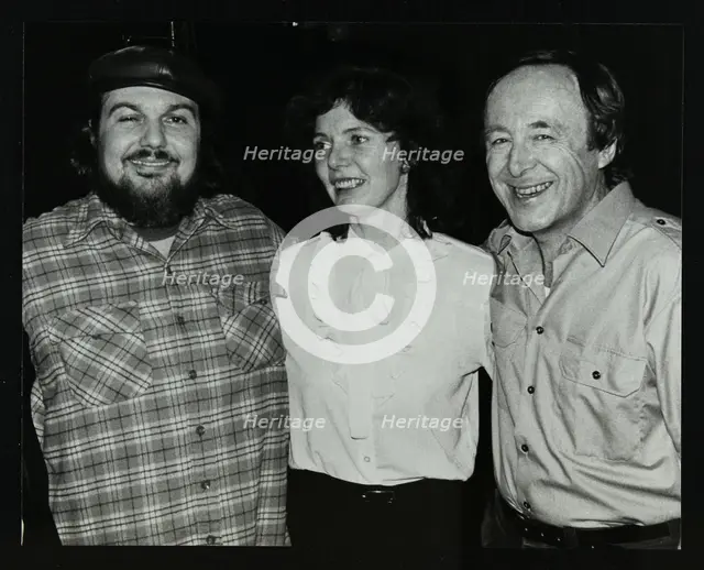 Musicians Dr John and Chris Barber at the Forum Theatre, Hatfield, Hertfordshire, 1981. Creator: Denis Williams.