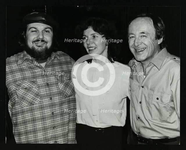 Musicians Dr John and Chris Barber at the Forum Theatre, Hatfield, Hertfordshire, 1981. Artist: Denis Williams