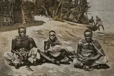 Musicians from Bunyoro, Uganda, 19th-century. Creator: Unknown