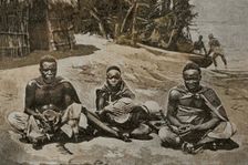 Musicians from Bunyoro, Uganda, 19th-century. Creator: Unknown