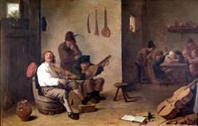 Musicians in the tavern by David Teniers the Younger
