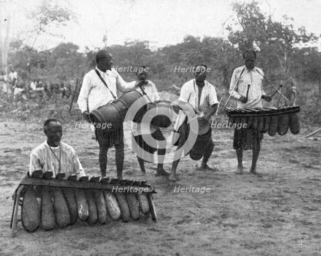 ''Musiciens du Barotse; Afrique Australe', 1914. Creator: Unknown.