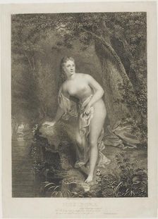 Musidora, 1825. Creator: Asher Brown Durand
