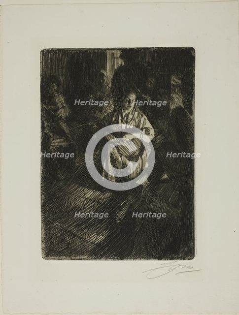 Musique en Famille, 1905. Creator: Anders Leonard Zorn.