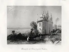 Musjid at Chazipore, India 19th century. Artist: William Finden