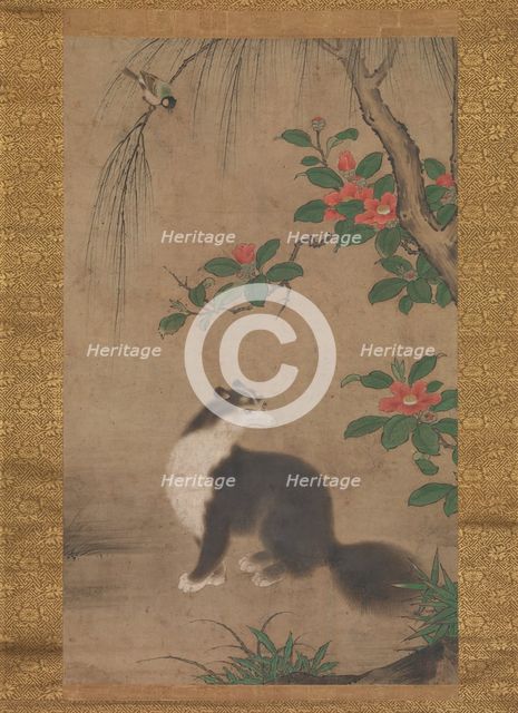 Musk Cat, second half of the 16th century. Creator: Uto Gyoshi.