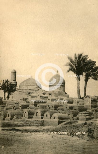 'Muslim Cemetery, Baghdad', c1918-c1939. Creator: Unknown.