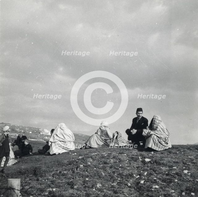 Muslim families, Sarajevo, Bosnia and Hercegovina, Yugoslavia, 1939. Creator: Unknown.