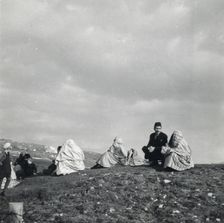 Muslim families, Sarajevo, Bosnia and Hercegovina, Yugoslavia, 1939. Creator: Unknown