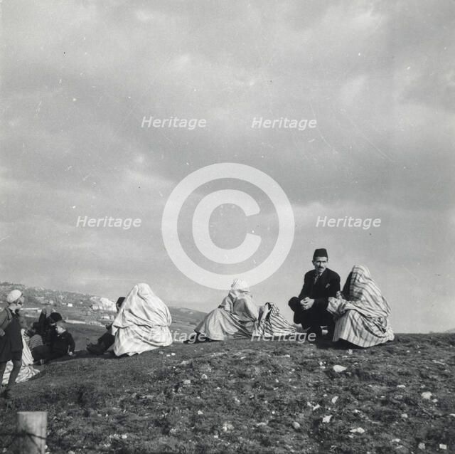 Muslim families, Sarajevo, Bosnia and Hercegovina, Yugoslavia, 1939. Artist: Unknown