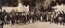 Mussolini leading a march through Rome, Italy, 1922. Creator: Unknown