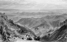 Mussooree and the Dhoon, from Landour 1838. Creator: George Francis White