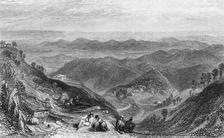 Mussooree and the Dhoon, from Landour 1845. Creator: Unknown