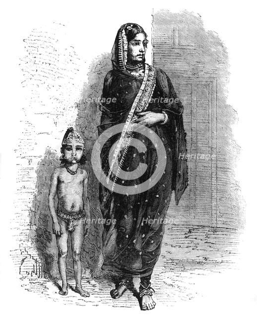 'Mussulman Woman of Bhopal', c1891. Creator: James Grant.