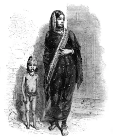 Mussulman Woman of Bhopal c1891. Creator: James Grant
