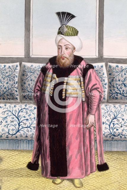 Mustafa II, Ottoman Emperor, (1808). Creator: John Young.